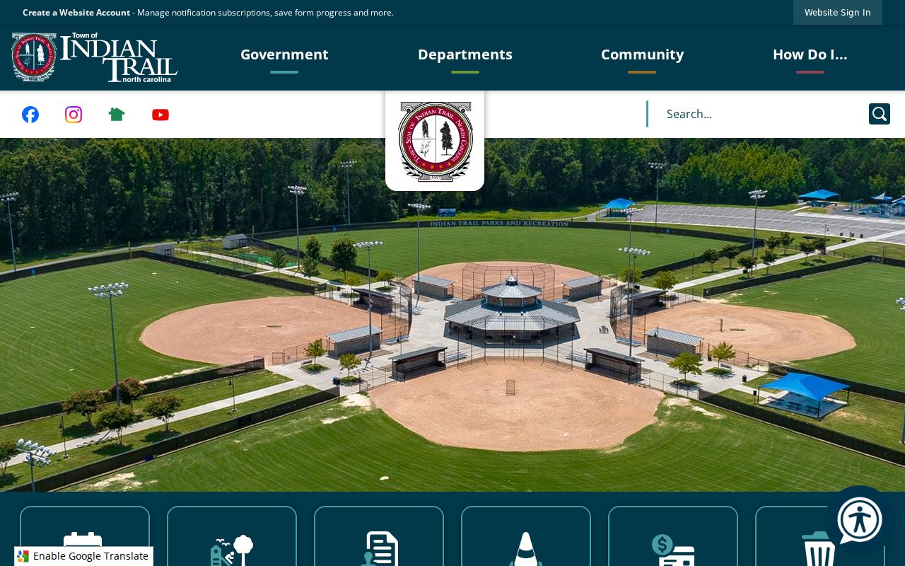 Indian Trail residents directory Town of Indian Trail records homepage